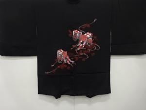 御所車模様　長絵羽織